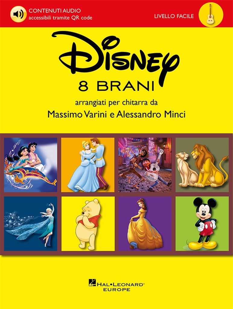 Disney - 8 brani arrangiati per chitarra